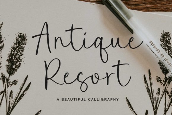 Antique Resort Font: A Timeless Script for Modern Design