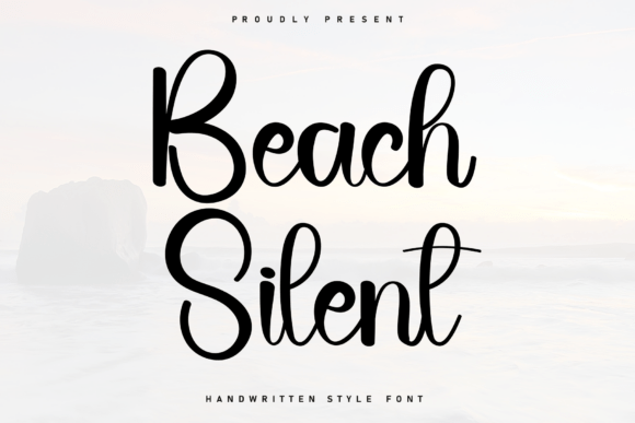 Beach Silent: A Sweet and Beautiful Handwritten Font for Your Design Projects