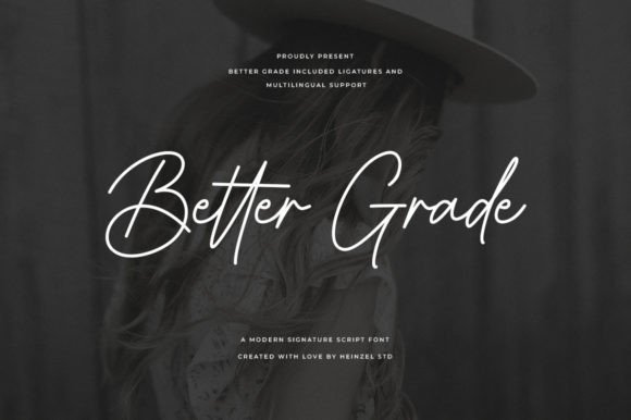 Better Grade: A Handwritten Font That Elevates Your Design