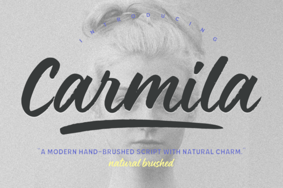 Carmila Brush: A Modern Font for Contemporary Design