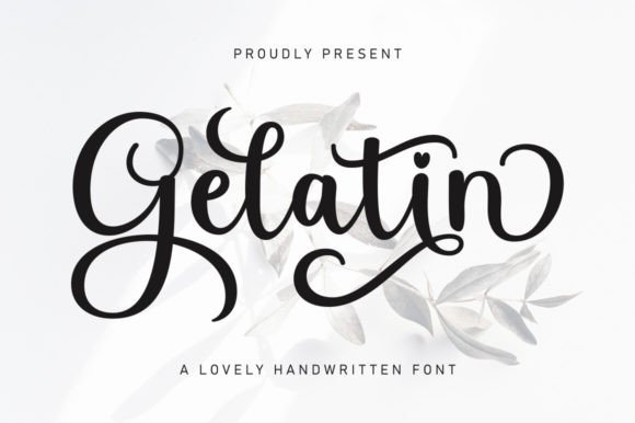 Gelatin: A Handwritten Font That Elevates Design with Elegance and Modernity