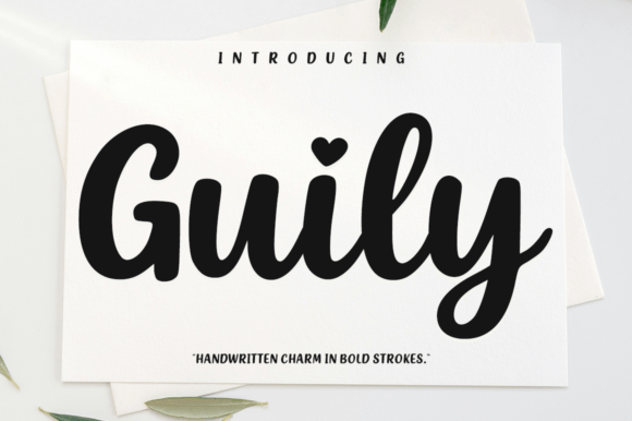 Guily: A Script Font That Elevates Branding and Communication