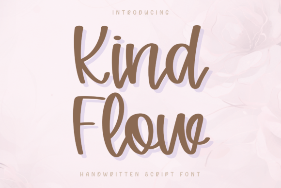 Kind Flow: A Versatile Handwritten Script Font for Creative Projects