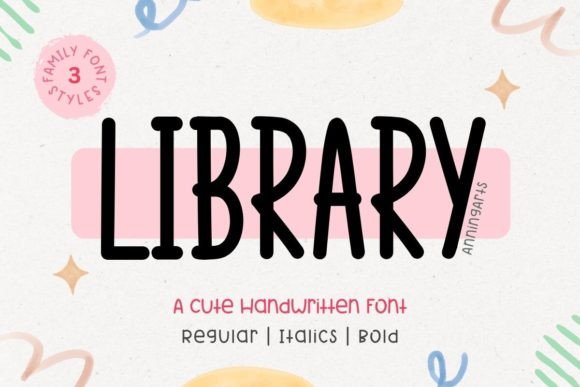 Library: A Handwritten Font for the Meticulous Mind