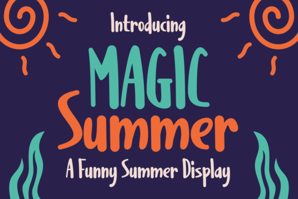 Magic Summer Font: A Whimsical Addition to Design