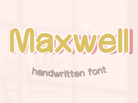 Maxwell Font: A Sweet and Friendly Handwritten Style