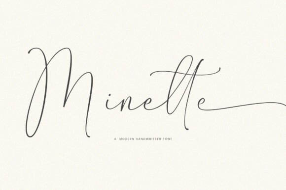 Minette: A Handwritten Font That Elevates Design with Elegance and Versatility