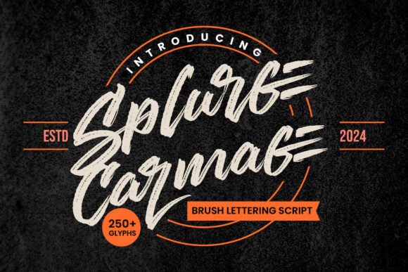 Splurge Carmage: The Font That Commands Attention