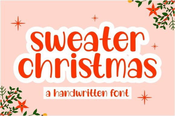 Sweater Christmas Font for Festive Creativity