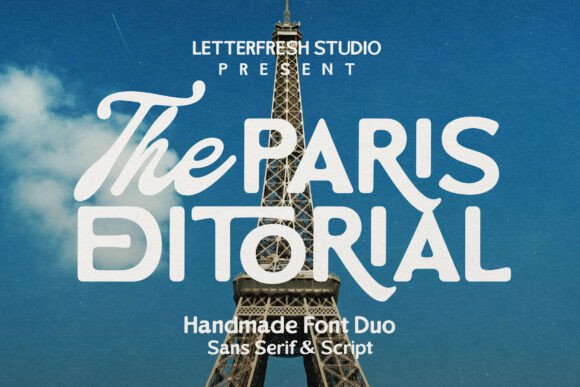 The Paris Editorial: A Playful Font Duo for Every Creative Need