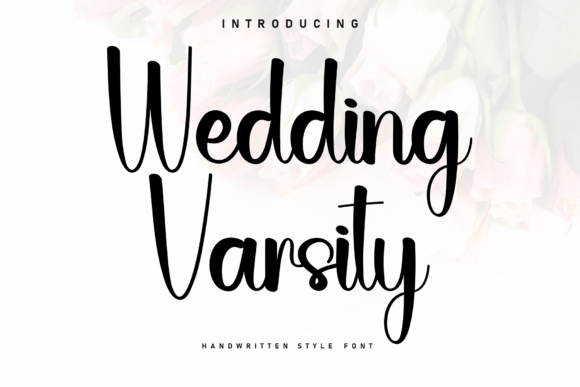 Wedding Varsity: A Handwritten Font with Heart and Style